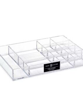 NWT Clear Acrylic Makeup Organizer Tray - Clear
